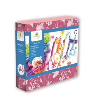 Sycomore Lovely box - kreatív készlet scoubidou - szórakoztató fonás színes fonalakból kép