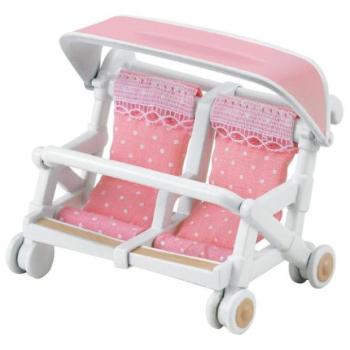 Sylvanian Families babakocsi ikrek számára kép