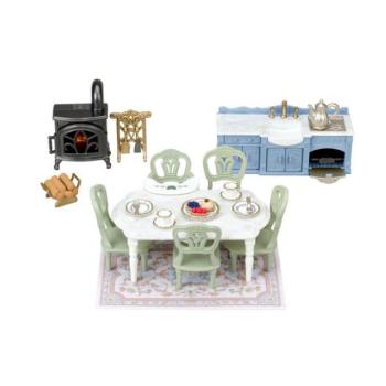 Sylvanian Families Bútor - elegáns étkező kandallóval kép