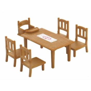 Sylvanian Families Furniture - étkezőasztal székekkel kép