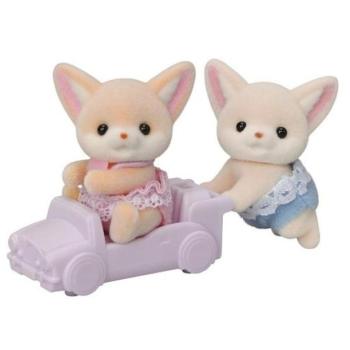 Sylvanian Families Fenek rókakölykök autóval