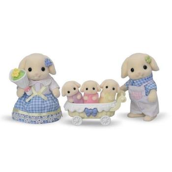 Sylvanian Families Flora család nyuszik hármasikrekkel kép