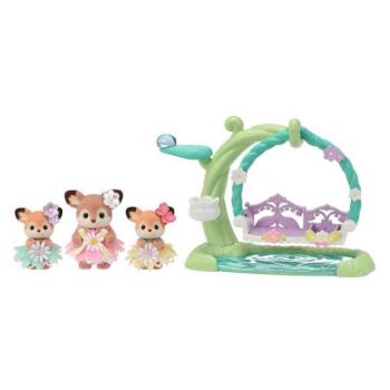 Sylvanian Families Őzikék a virágos hintán
