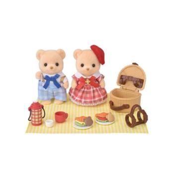 Sylvanian Families Sütemény Mackó testvérpár pikniken kép