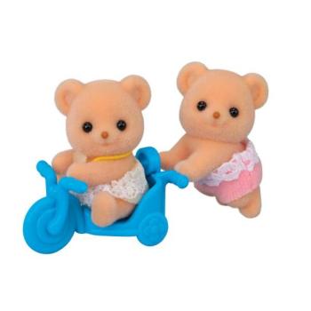 Sylvanian Families Süti mackó ikrek motorral kép