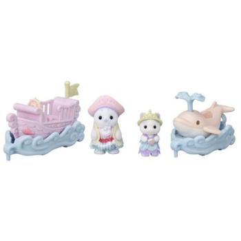 Sylvanian Families Tengeri járművek és babafigurák a vidámparkban