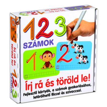 Számtani fejlesztő kártyák-írj rá és töröld le (FX) (BBJ) kép