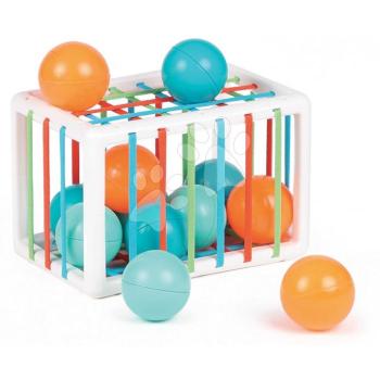 Szenzoros kocka labdákkal Motor Skills Cube Ludi 12 labda 10 hó-tól kép
