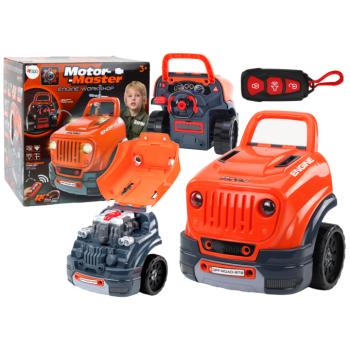 Szerelőkészlet narancssárga motor kis barkácsolóknak