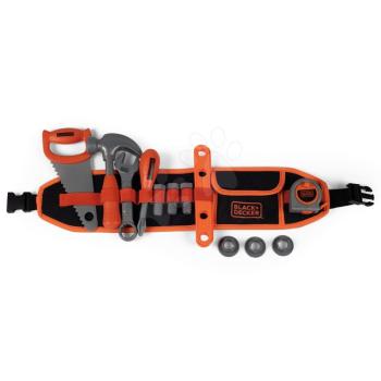 Szerszámos öv Black&Decker Tools Belt Smoby 44 cm hosszú 14 kiegészítővel kép