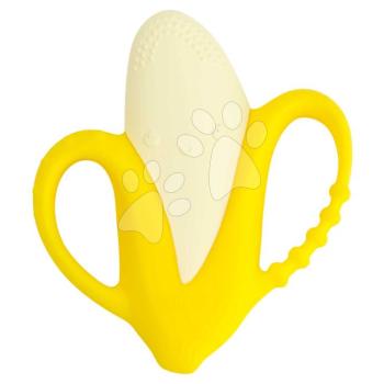Szilikon rágóka Banán Lil' Nibbles Textured Silicone Teether™ Banana Infantino sárga 0 hó-tól kép