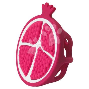 Szilikon rágóka Gránátalma Soothing Silicone Teether Pomegranate Infantino rózsaszín 0 hó-tól kép