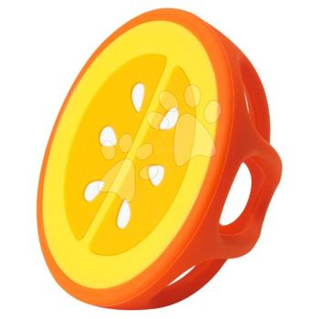 Szilikon rágóka Narancs Soothing Silicone Teether Orange Infantino narancssárga 0 hó-tól kép