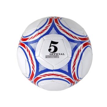 Színes futballlabda 5-ös méretű fehér kép