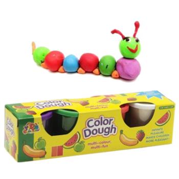 Színes gyurma szett 4 darabos color dough készlet dobozban gyerekeknek (BBMJ) (FX) kép