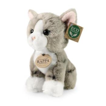 Szürke plüss macska 18 cm ECO-FRIENDLY kép