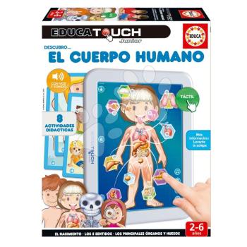 Táblagép elektronikus El Cuerpo Humano Educa Az emberi testről tanulok spanyolul 2 évtől kép