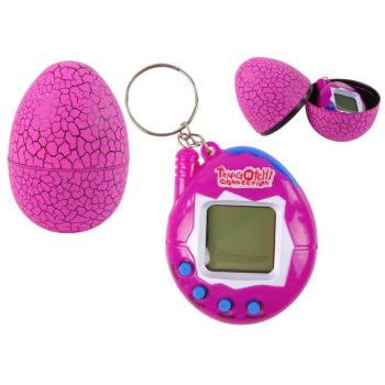 Tamagotchi egy tojásban - Elektronikus játék egy aranyos, rózsaszín színű állattal kép