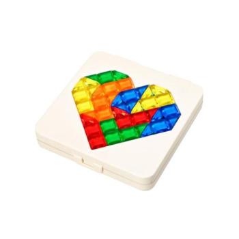 Tangram rejtvény szív 12cm kép