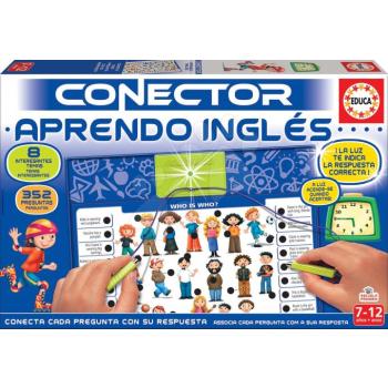Társasjáték Conector Angolul tanulok Educa spanyol nyelvű 352 kérdés 7-12 éves korosztálynak kép