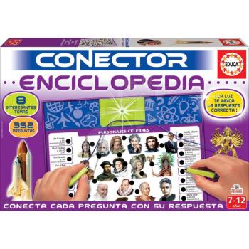 Társasjáték Conector Enciclopedia Educa spanyol nyelvű 352 kérdés 7-12 korosztálynak kép
