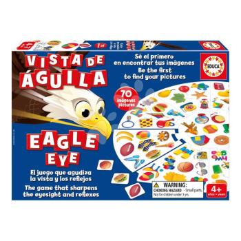 Társasjáték Sas szem My first Eagle Eye Educa 70 képpel angolul és spanyolul 4 évtől