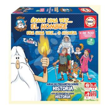 Társasjáték tudáspróba Once upon a time History Educa A történelemről tanulok 300 kérdés spanyolul és portugálul 6 évtől kép