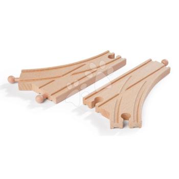 Tartozék vasúti sínpályához Switching Tracks Train Eichhorn elágazás 2 drb 14,5 cm hosszú kép