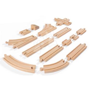 Tartozék vasúti sínpályához Train Big Track Set Eichhorn meghosszabbításhoz 44 darabos kép