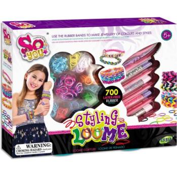 TASIA - Gumis karkötő készítő készlet - 700 db latexmentes