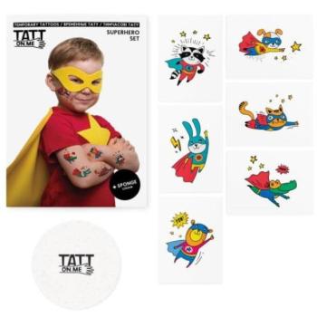 TATTonMe Tetoválások gyerekeknek Szuperhősök készlet kép