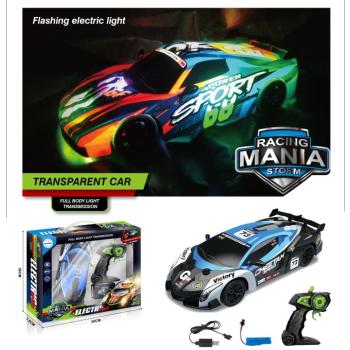 Távirányítós autó RC Racing Mania 1:18 fényeffektekkel zöld