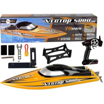 Távirányítós motorcsónak R/C ARTR SR 80 PRO sárga kép
