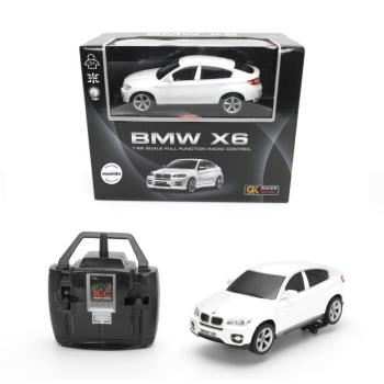 Távirányítós SUV BMW X6 1:28 autó világítással fehér kép