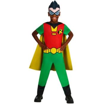 TEEN TITANS GO ROBIN gyerek jelmez méret S(122-128cm) kép