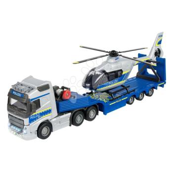 Teherautó rendőrhelikopterrel Volvo Majorette 35 cm hosszú hanggal fénnyel kép