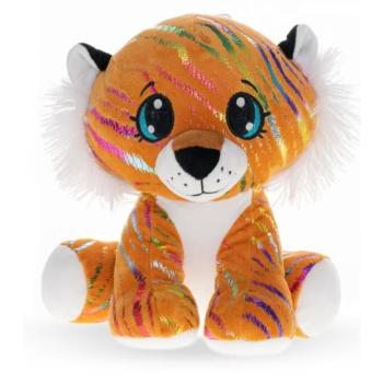 Tiger Star Sparkle plüss narancssárga 16cm ülő kép