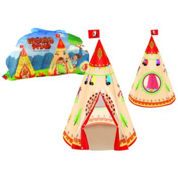 Tipi sátor gyerekeknek indiai stílusú Garden Cream 160 cm x 105 cm kép