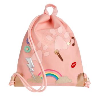 Tornazsák papucsra és tornaruhára City Bag Lady Gadget Pink Jeune Premier ergonomikus luxus kivitel 40*36 cm kép