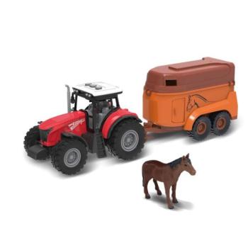 Traktor pótkocsival lovaknak és effektusokkal 36cm kép