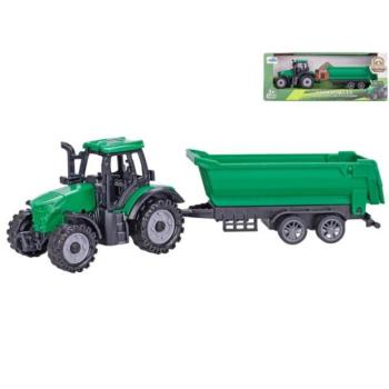 Traktor utánfutóval 18cm szabadonfutó kép