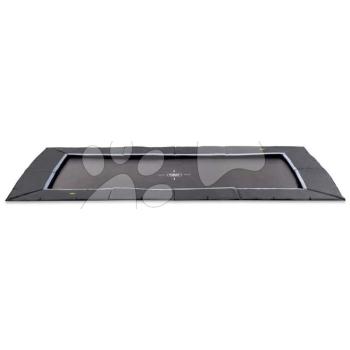 Trambulin Dynamic Groundlevel Sports Exit Toys süllyesztett 244*427 cm fekete kép