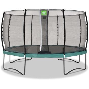 Trambulin védőhálóval Allure Classic Exit Toys átmérője 427 cm zöld kép