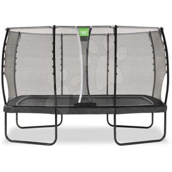 Trambulin védőhálóval Allure Classic Exit Toys fekete 214*366 cm kép