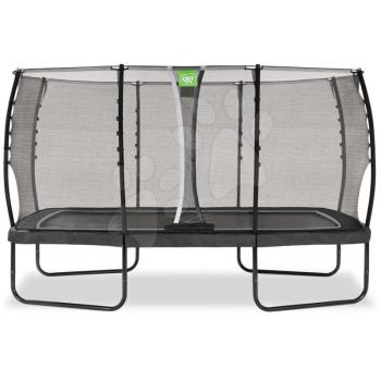 Trambulin védőhálóval Allure Classic Exit Toys fekete 244*427 cm kép