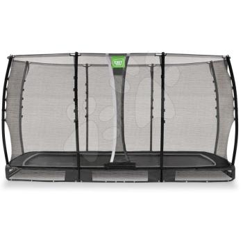 Trambulin védőhálóval Allure Classic ground Exit Toys talajmenti 214*366 cm fekete kép