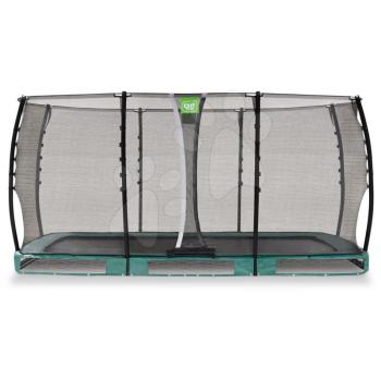 Trambulin védőhálóval Allure Classic ground Exit Toys talajmenti 244*427 cm fekete kép