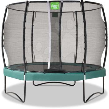 Trambulin védőhálóval Allure Premium Exit Toys átmérője 305 cm zöld kép