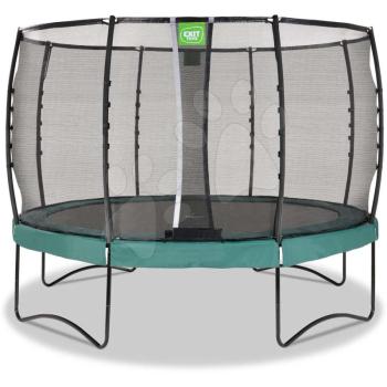 Trambulin védőhálóval Allure Premium Exit Toys átmérője 366 cm zöld kép
