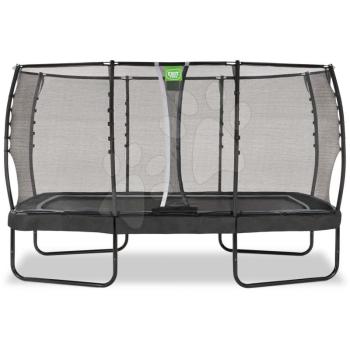 Trambulin védőhálóval Allure Premium Exit Toys fekete 244*427 cm kép